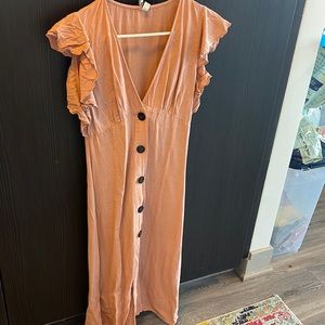 Zara blush pink dress